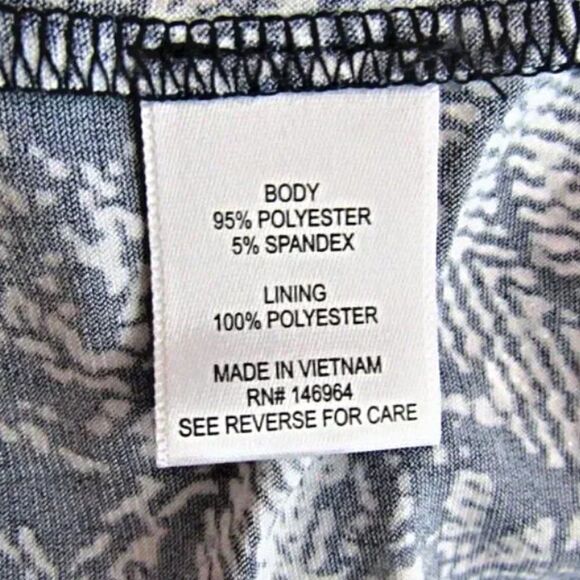 Robbie Bee Wrap Dress Knee Length Sleeveless Pullover Blue & White Plus Size - Picture 11 of 12